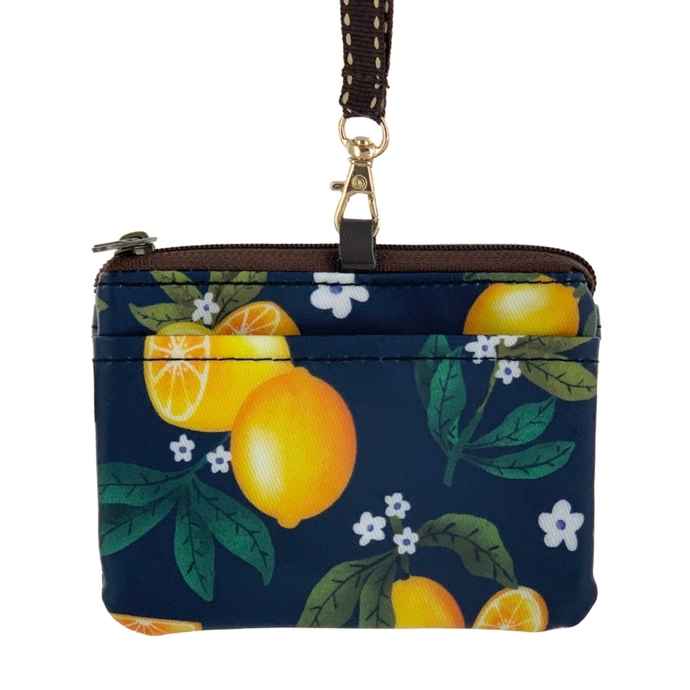 Waterproof Lemon Coin Purse & Card Pouch Holder
